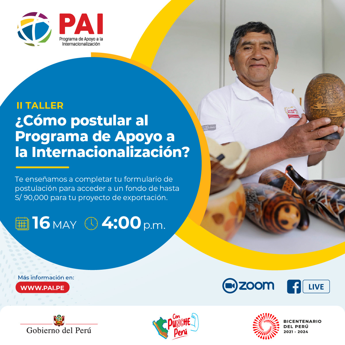 2do taller de postulación al Programa de Apoyo a la Internacionalización