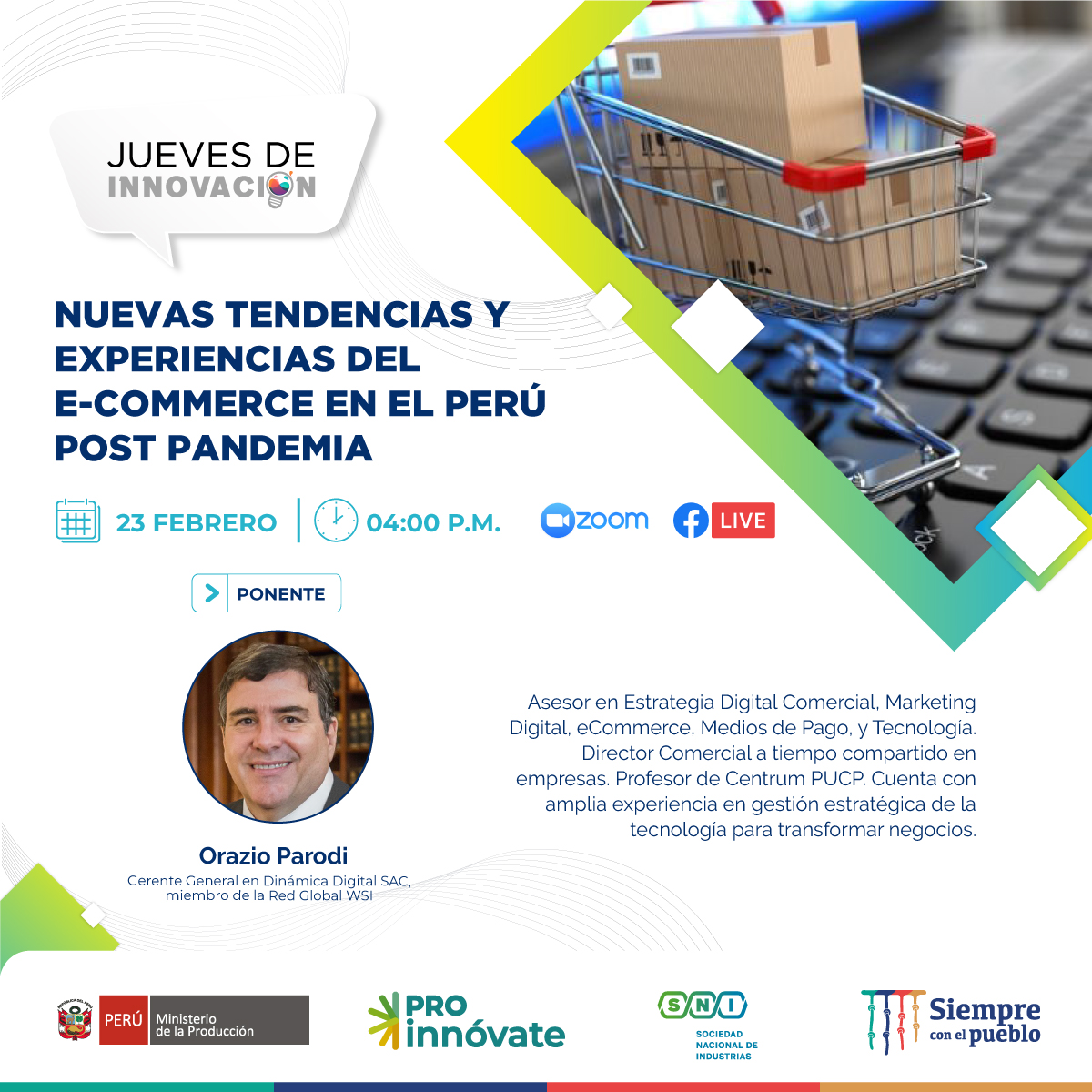 Jueves de Innovación: Nuevas tendencias y experiencias del e-commerce en el Peru post pandemia